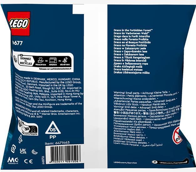 Nährwerte und Zutaten LEGO Harry Potter - Draco im Verbotenen Wald (30677, LEGO Harry Potter)