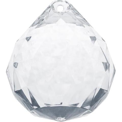 Partydeco Pendants Spheres, colourless, 35 x 41mm (1 pkt / 5 pc.)