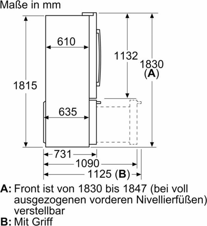 Produktbild Bosch Hausgeräte KFF96PIEP (573 l)