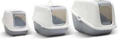 Immagine prodotto Savic Toilette chat Nestor Giant gris/blanc (Lettiera per gatti chiusa)