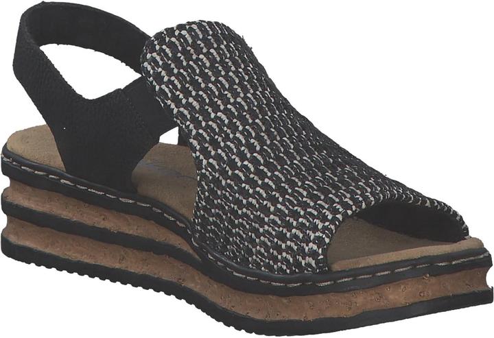 Actual product image Rieker Platform Sole Sandals (40)