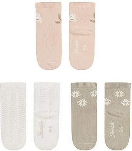 Immagine prodotto Sterntaler Socken 3er Set Vogel Zartrosa Gr. 23-26 (confezione da 3, 23 - 26)