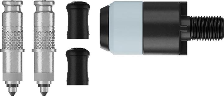 Actual product image Schwalbe Clik Valve / SV-SCV valve & pump adapter