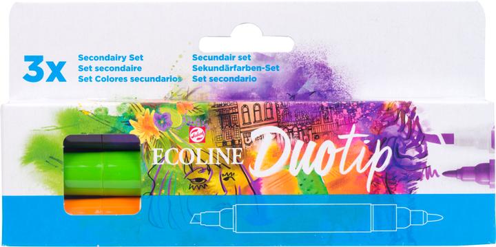 Produktbild Talens ECOLINE DUOTIP - Farbstifte Set (3x)