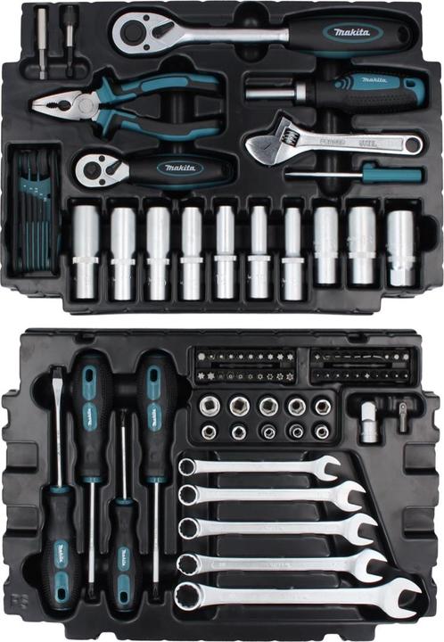 Productafbeelding Makita Handgereedschapsset, 87 stuks incl. MakPac (87 onderdelen)