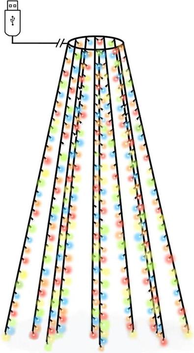 Actual product image vidaXL Baumlicht (2.50 m)