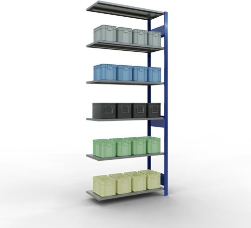 Image du produit Schulte Lagertechnik Système d'assemblage de rayonnages MULTIplus85 avec traverses de longueur