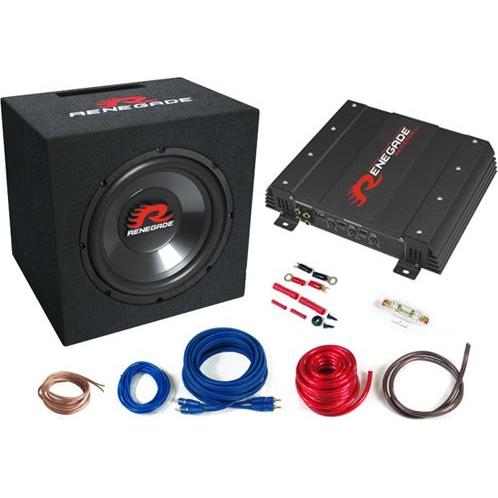 Renegade, Subwoofer HiFi auto, Kit per basso RBK550 (500 W)