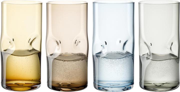 Immagine prodotto Leonardo Bicchiere Vesuvio 330 ml, 4 pezzi, Multicolore (0.33 l, 4 x)