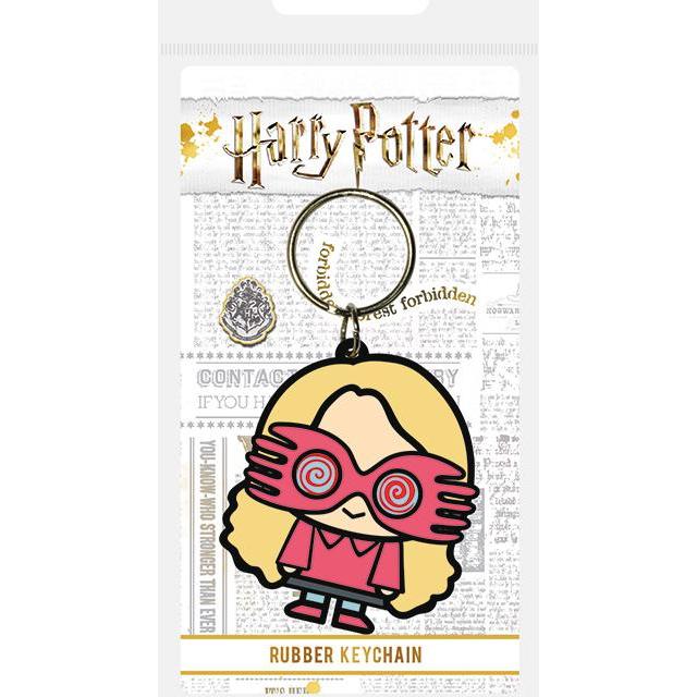 Pyramid Multicolore Portachiavi, Harry Potter Portachiavi In Gomma Chibi Luna 6 Cm,