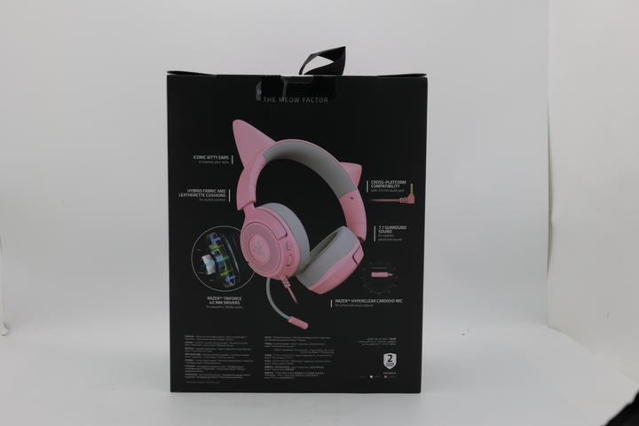 Actual product image Razer Kraken Kitty V3 X - Quartz (Cable)