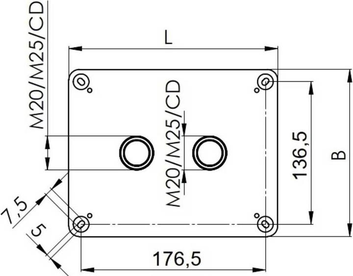 Actual product image Wiska Junction box 16mm²