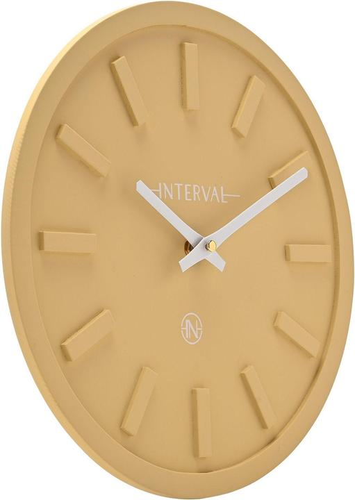 Actual product image Interval Minimalist Wall Clock 30cm - Yellow (30 cm)