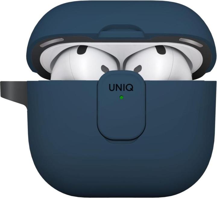 Actual product image Uniq Case Clyde for AirPods 4 Lock Case blue (Headphone sleeve)