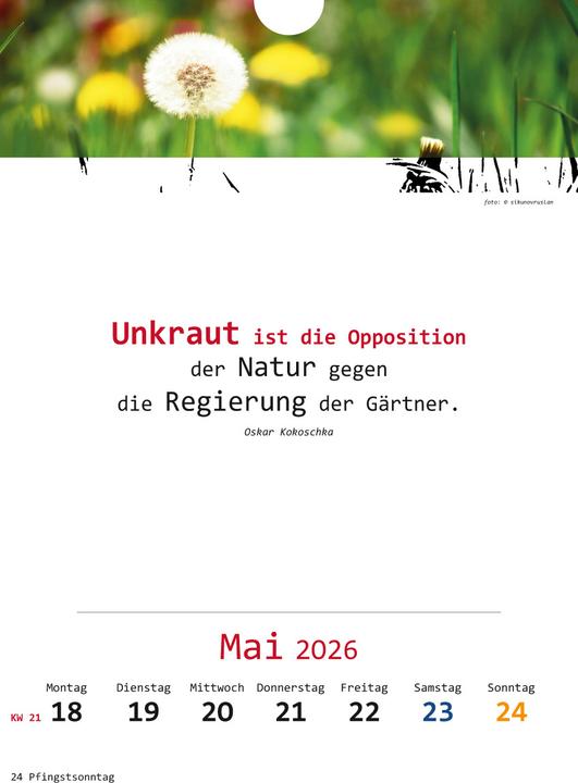 Produktbild Ich-Kalender 2026
