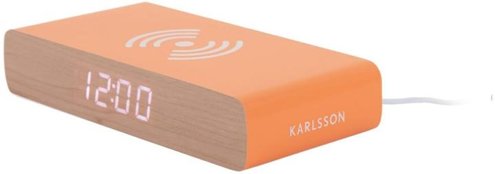 Produktbild Karlsson Digitalwecker Retro Flat Bright Orange, Funktionen: Alarm