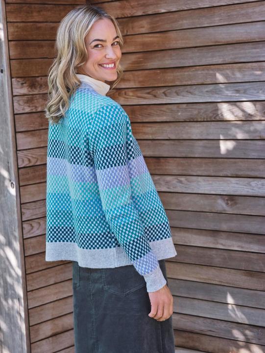 Produktbild Woolovers Strickjacke Stripes (XL)