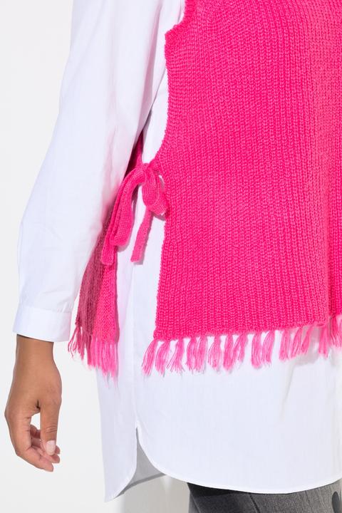 Image du produit Angel of Style Pull sans manches, coupe confortable, cordon à nouer de chaque côté (60)