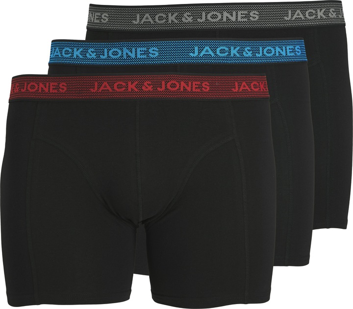 Jack & Jones Jacwaistband Trunks 3 Pack Noos Pls (5XL, 3er Pack)