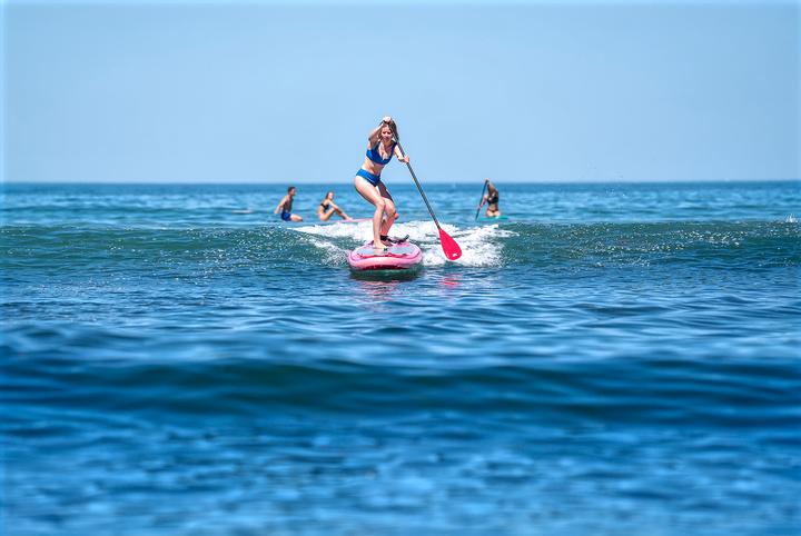 Productafbeelding Aqua Marina Koraal (Framboos) - Geavanceerde allround iSUP (10'2")