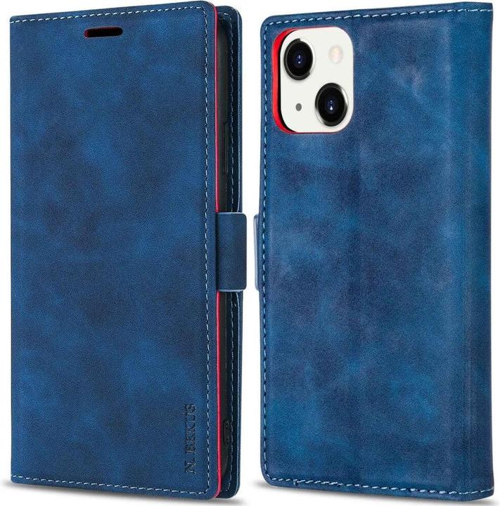 Actual product image N.Bekus iPhone 14 Plus - Flip Case Cover blue (Apple iPhone 14 Plus)