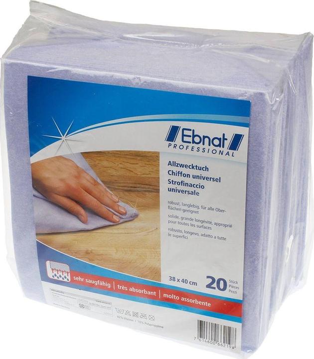 Immagine prodotto Ebnat Panno multiuso blu 20pz 38x40cm (20 pz.)