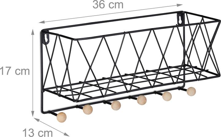 Actual product image Relaxdays Wall shelf (36 x 13 x 17 cm)
