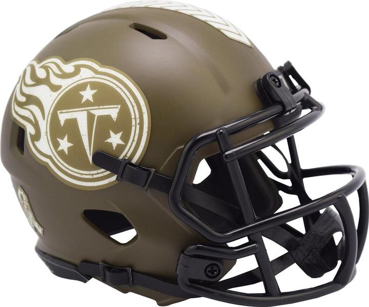 Mini Casque Riddell Speed Tennessee Titans - Ardoise (SLATE) - Signé Original