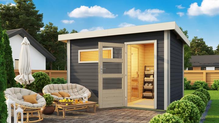 Image du produit Karibu Skrollan 2 avec vestibule (Contrôle externe de 9 KW)