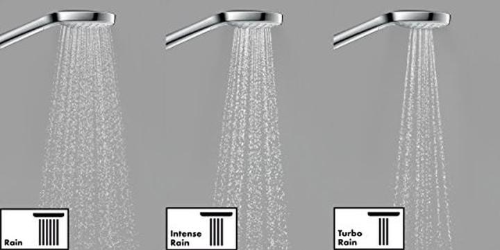 Actual product image hansgrohe Croma Select E shower set Vario with shower rod 90 cm