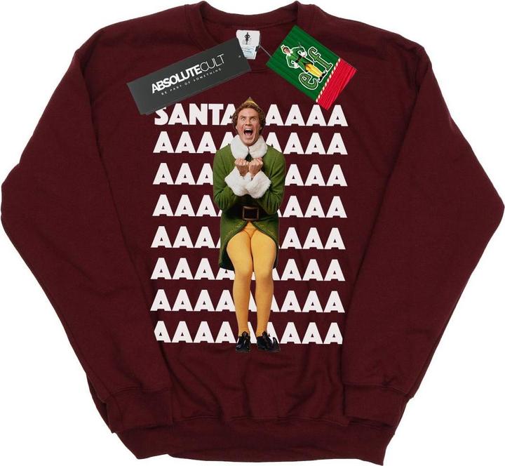 Produktbild Elf Buddy Santa Scream Sweatshirt Mädchen (140, 146)