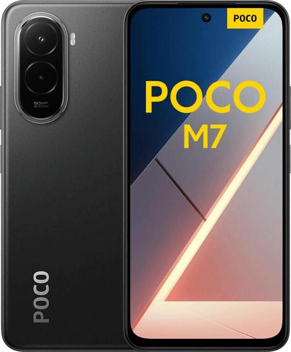 Produktbild Xiaomi Poco M7 (128 GB, Black, 6.90", Hybrid Dual SIM, 4G)