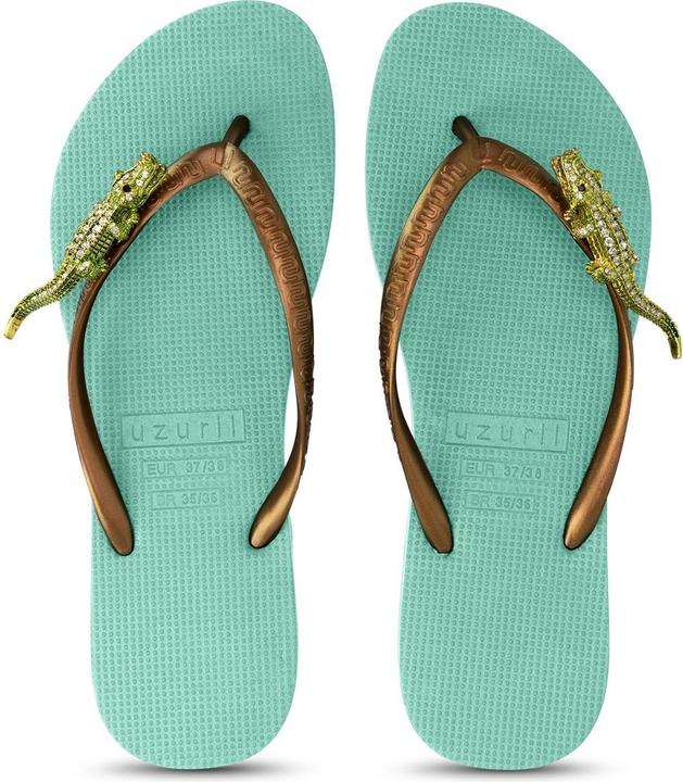 Actual product image Uzurii Green Crocodile Switch - Minzgrün (41, 42)