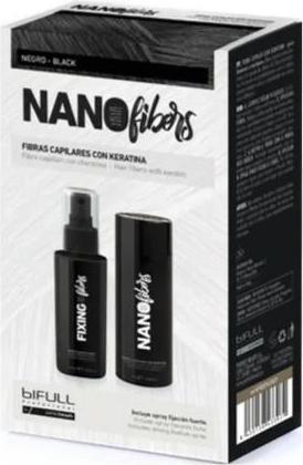 Image du produit Bifull Nano Hair Fibers With Strong Hold Spray Black 100 Ml + 25 G (100 ml)