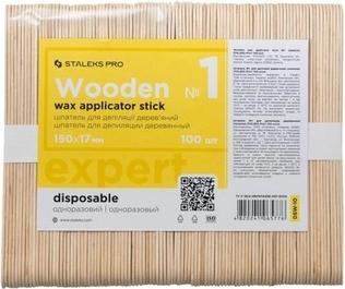 Staleks Pro Wooden Spatula For Hair Removal 150X17Mm 100Pcs. (100 x)