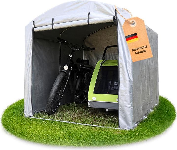 Novaterra Fahrrad-Garage, anthrazit 160 x 219 x 165 cm