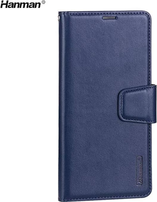 Produktbild Hanman Samsung Galaxy A13 5G (2022) - Mill Flip Case mit 3 Kartenfächern, dunkelblau (Samsung Galaxy A13 5G)