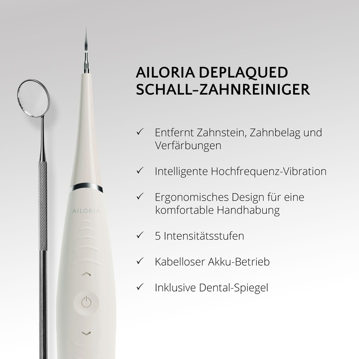 Nährwerte und Zutaten Ailoria Deplaqued (Schallzahnreiniger)