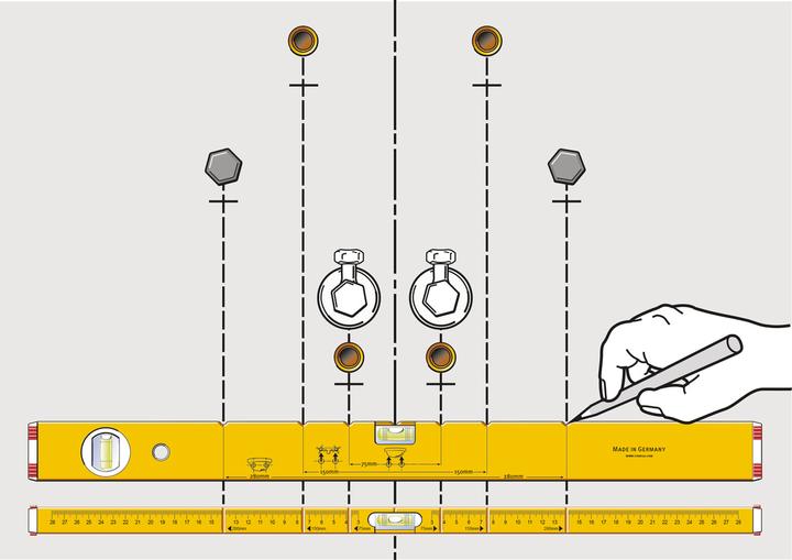 Actual product image Stabila Magnetic spirit level 100 cm 80 M (100 cm)