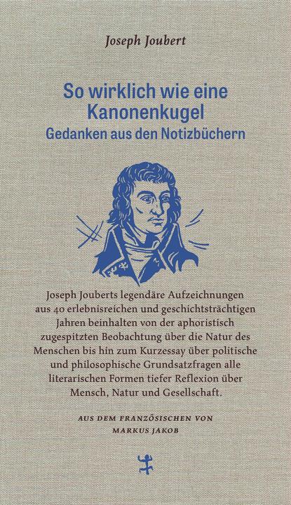 Nährwerte und Zutaten So wirklich wie eine Kanonenkugel (Deutsch, Joseph Joubert, 2024)