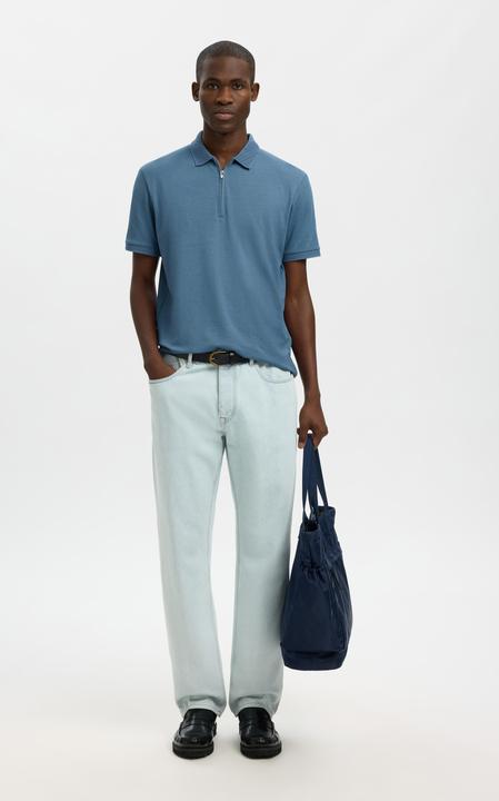 Produktbild Selected Slhfave Zip Ss Polo Noos (M)