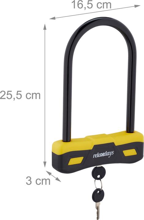 Actual product image Relaxdays U-Lock (25.50 cm)