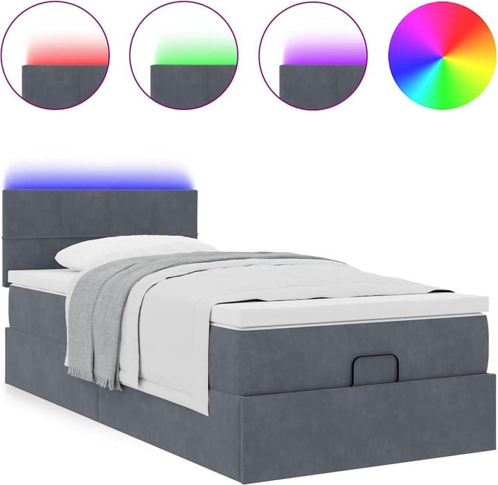 Produktbild vidaXL Ottoman-Bett (90 x 200 cm)