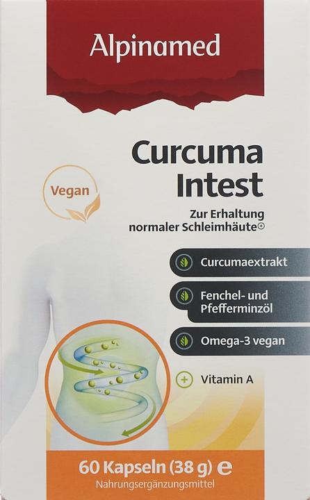 Actual product image Alpinamed Curcuma Intest (1 Piece, Capsules, 40 g)
