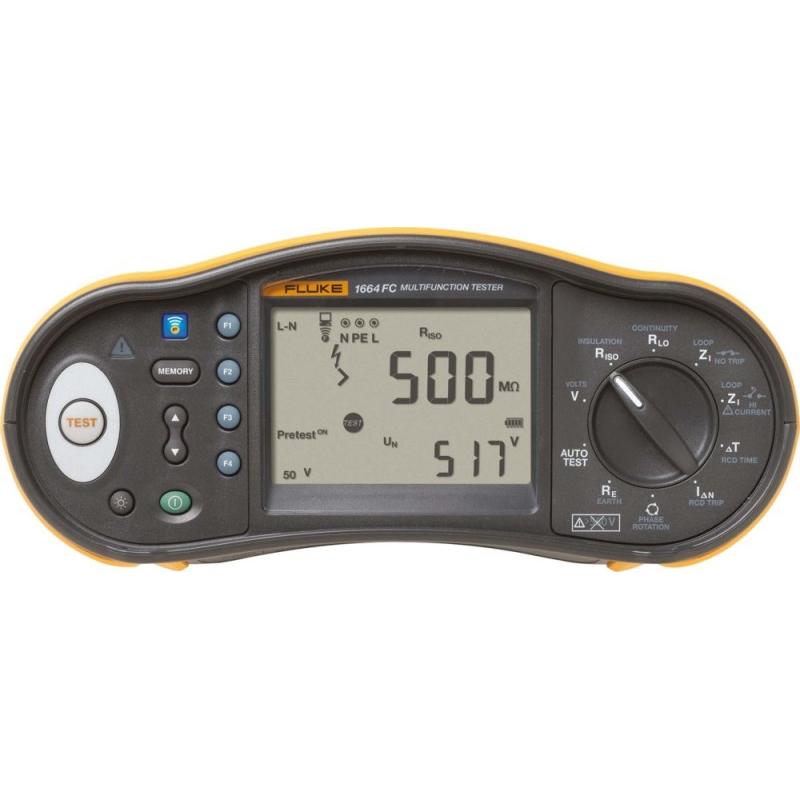 Thumbnail - Fluke, Multimeter, FLK-1664FC DE Instalationstester (CAT III 500V, CAT IV 300V)