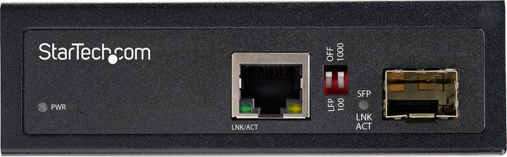 Produktbild StarTech Industrial Media Converter - 1 Gbit/s Medienkonverter LWL Kupfer - Singlemode-/M