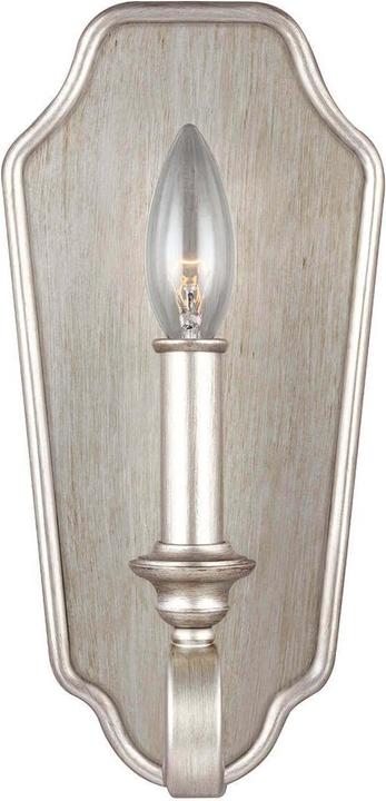 Actual product image Elstead Lighting DeWitt wall light E14 sunrise silver (E14, IP20)