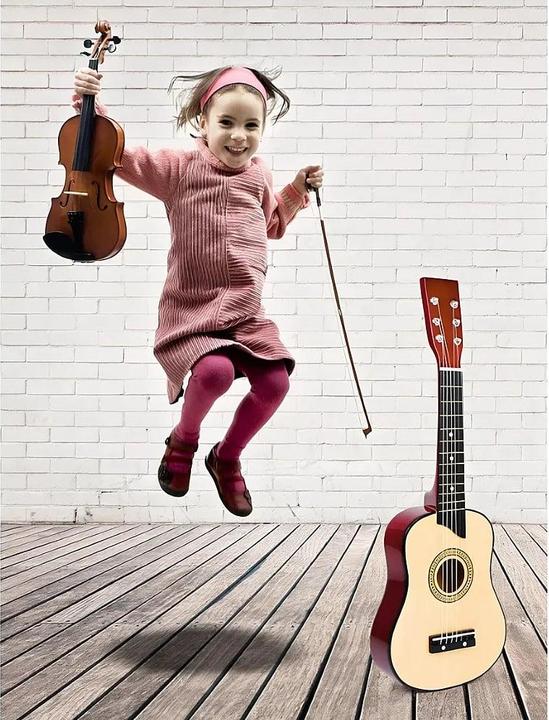 Actual product image small foot Acoustic guitar (German)