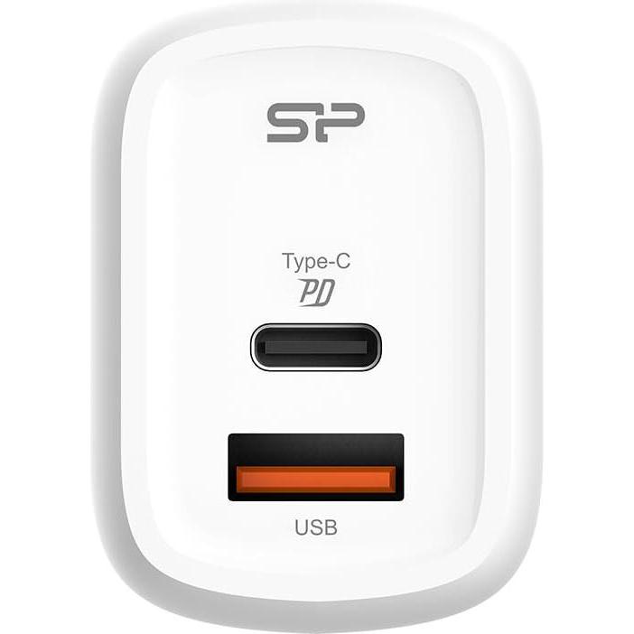 Silicon Power charger USB-C - USB QM25, white (30 W), USB Ladegerät, Weiss