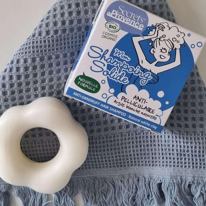 Actual product image Secrets de Provence Anti-Dandruff Shampoo COSMOS (Solid shampoo)